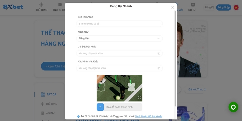 8XBET_Hướng Dẫn Đăng Ký 8XBET Chi Tiết, Dễ Thực Hiện Nhất
