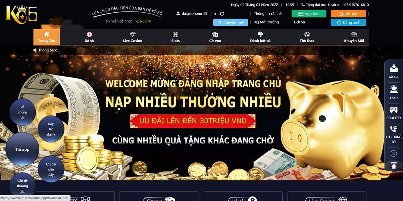 Nhà cái cung cấp nhiều ưu đãi khuyến mãi cực lớn